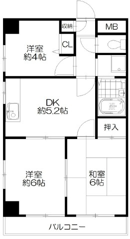 セレネ37の間取り