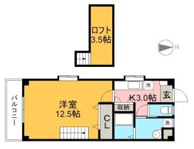 マンション エレガントの間取り