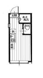 シルベール中野の間取り|間取りです。