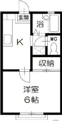 ジェイハウス大久保の間取り|間取りです。