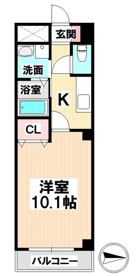 【間取り】 | 本州ビルⅡ