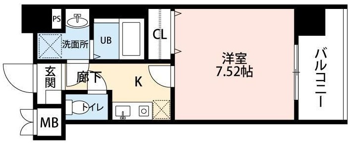 アンプルールベトンラ・プティールの間取り|間取りです。