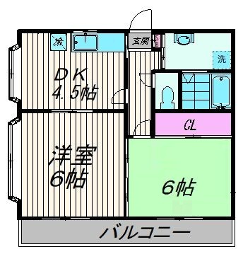 鳴島ビルの間取り|間取りです。