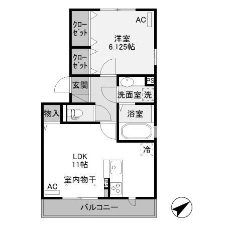 【間取り】 | 勝山Ⅱ