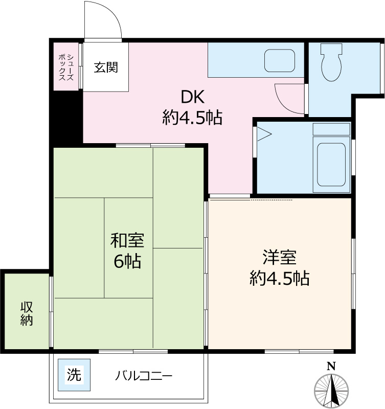 新力ハウスの間取り