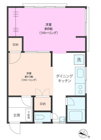 白寿荘の間取り