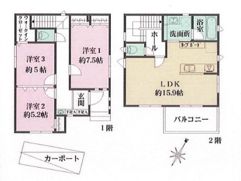 ポプラ倶楽部29の間取り