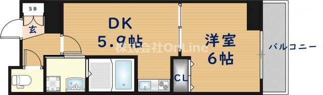 ARCENCIEL SQUARE TAKAIDAの間取り