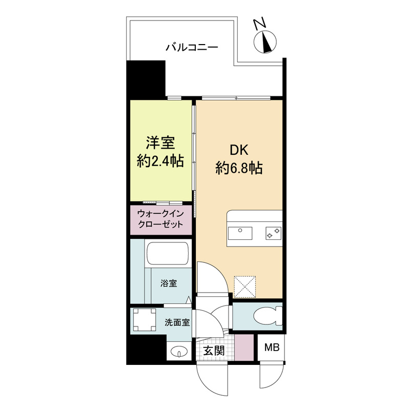 セレニテ難波ミラク弐番館の間取り