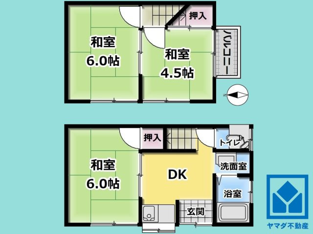 南区八条内田町の間取り