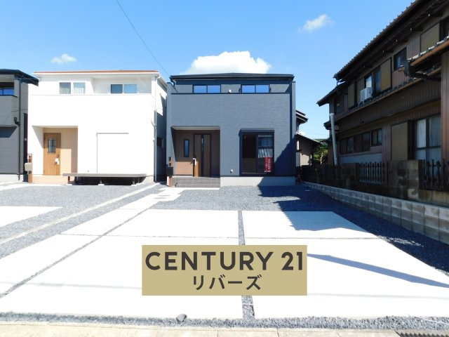 あま市新居屋久渕郷の新築一戸建の外観|☆４号棟☆ 　　いつでもご案内出来ます♪（お問合せ当日、平日、水曜、夜間でもＯＫ）　長期優良住宅♪　敷地５５．７４坪！　駐車最大４台可！　続き間ＬＤＫ２１帖♪　スーパー徒歩５分♪　