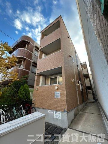 大阪市西淀川区姫島５丁目のアパートの外観