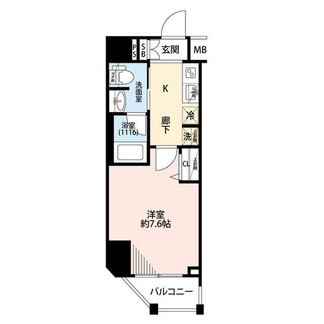 プレール・ドゥーク浜松町の間取り|間取りです。