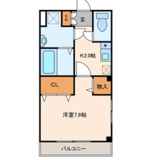 エクセドラ北参道の間取り|間取りです。
