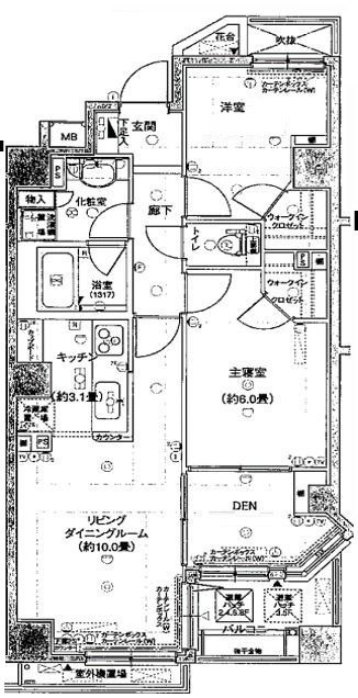 ガーデンホーム東品川海上公園の間取り|間取りです。