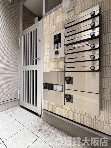 ハーモニーテラス新今里Ⅱのエントランス