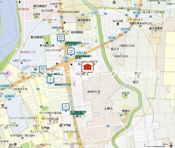 アーバンスクエアの地図|位置図