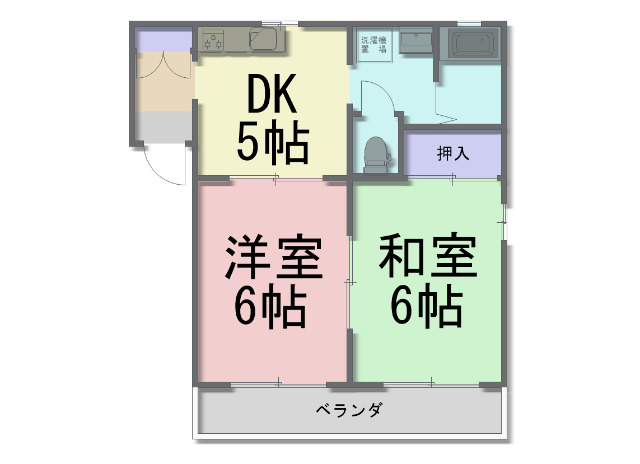 フレグランスAの間取り