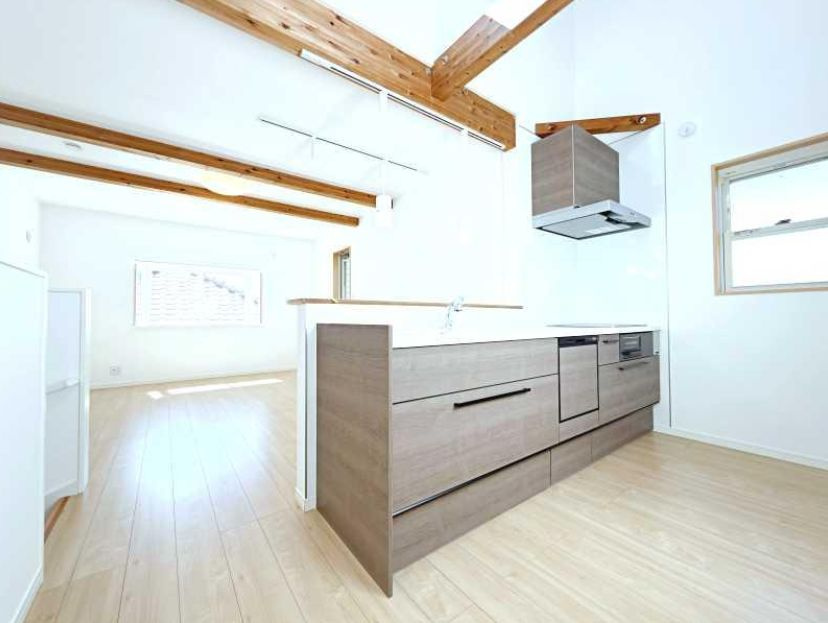 藤沢市大庭　中古戸建のキッチン|お料理しやすいキッチンです
