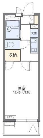 【間取り】 | レオパレスムーンライトスクエア