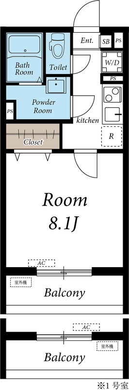 Comfy Sagamigaokaの間取り