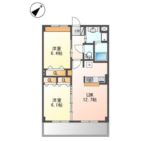 ブリーズMの間取り