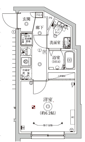 【間取り】 | ベルシードステアー新中野