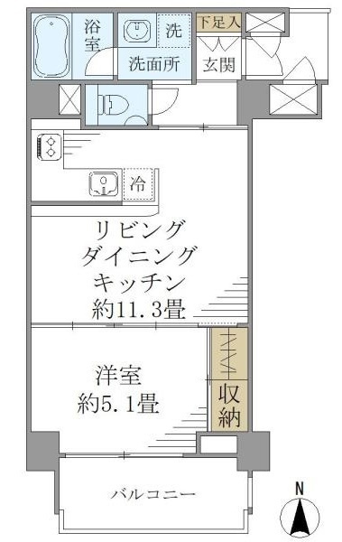 カナルグランデの間取り