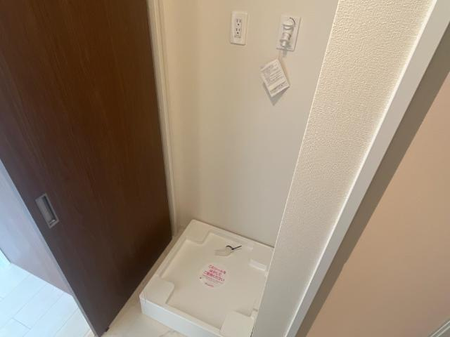 深井清水町アパート新築工事のその他|洗濯機置場（イメージ）