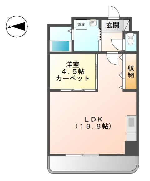 カステル　ヴェッチオの間取り