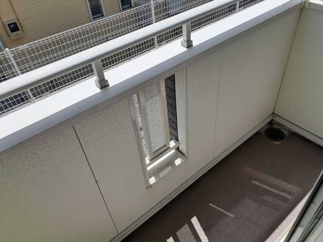 タウンコート中川のバルコニー