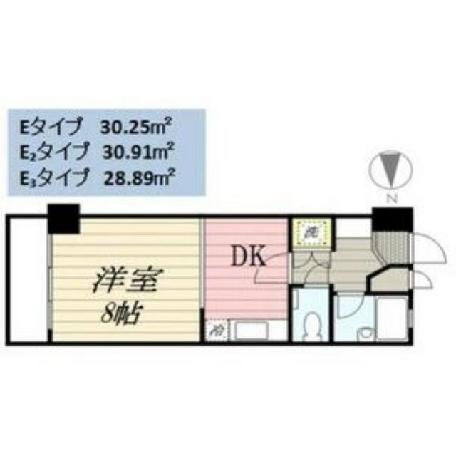 岐阜市早田東町８丁目のアパートの間取り