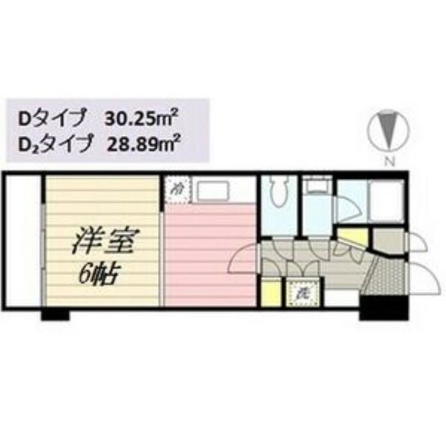 岐阜市早田東町８丁目のアパートの間取り