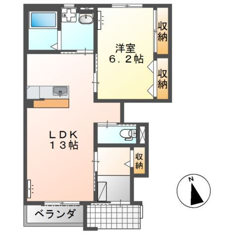 ラビィーニアの間取り