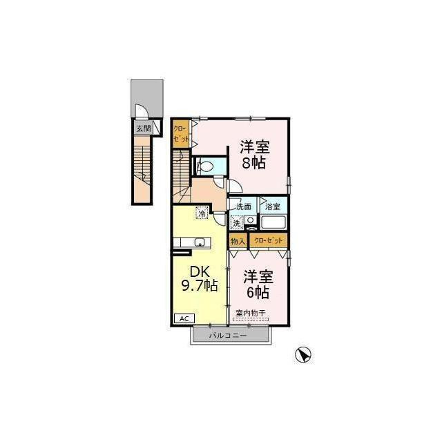 アミティ加茂川の間取り
