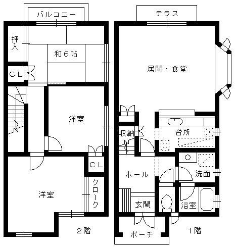 【間取り】 | クレールドミール