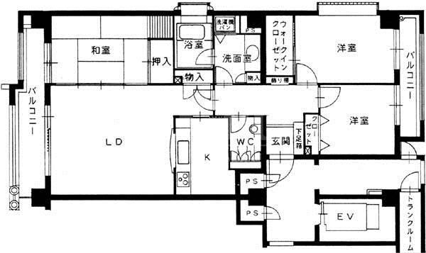 【間取り】 | ヘリテージ大濠