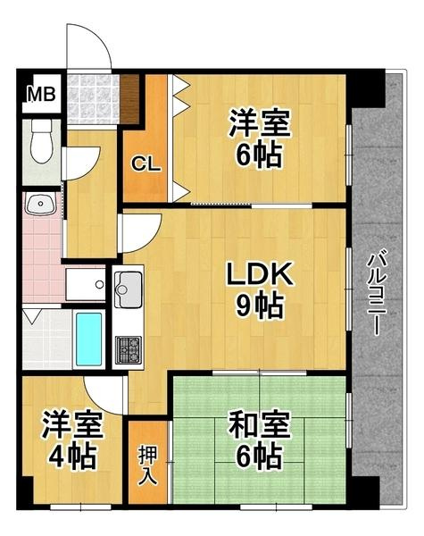 クラモトマンションの間取り