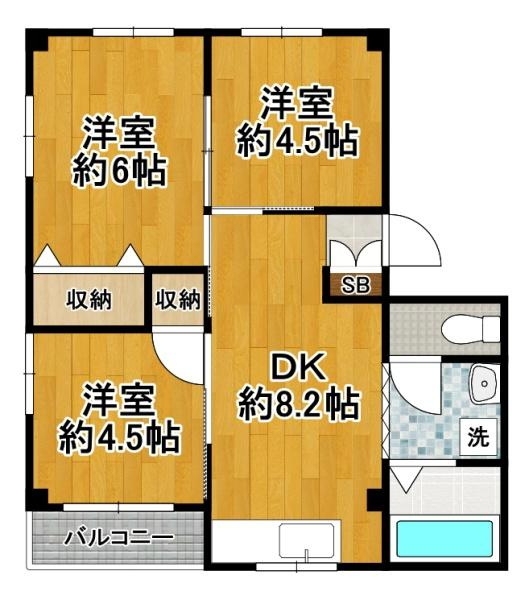 シャルマンの間取り