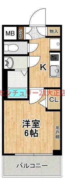プレサンス大正エミナンスの間取り