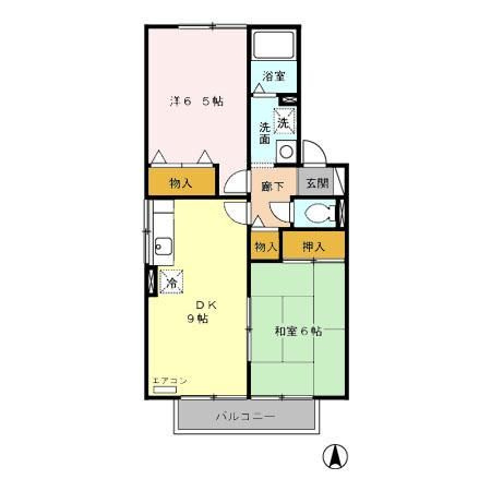 パストラル　Ａの間取り