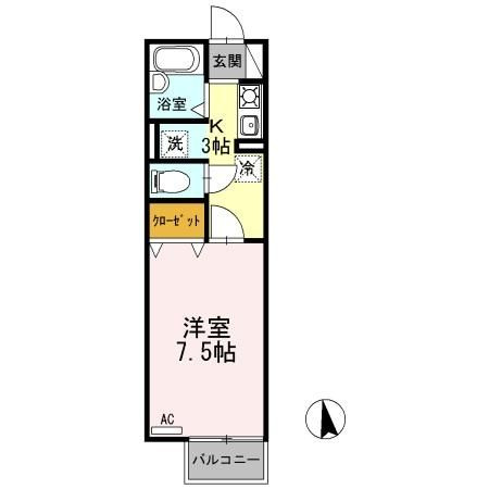 フローラ　Ａの間取り