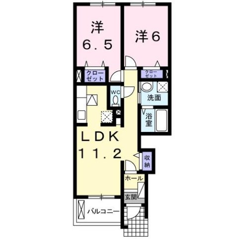 ブライトハイツの間取り