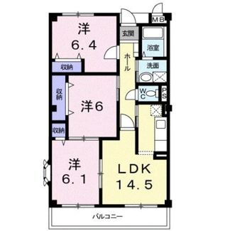 【間取り】 | グランセレッソ壱番館