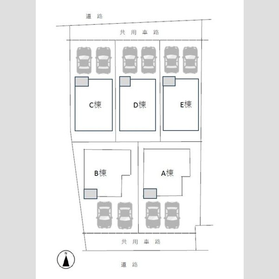 【区画図】 | 千音寺3-2105KODATEXⅣ-B