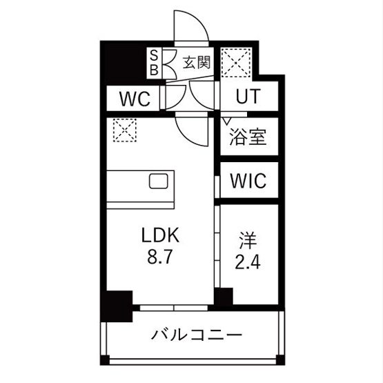 【間取り】 | メイクス岩塚EAST