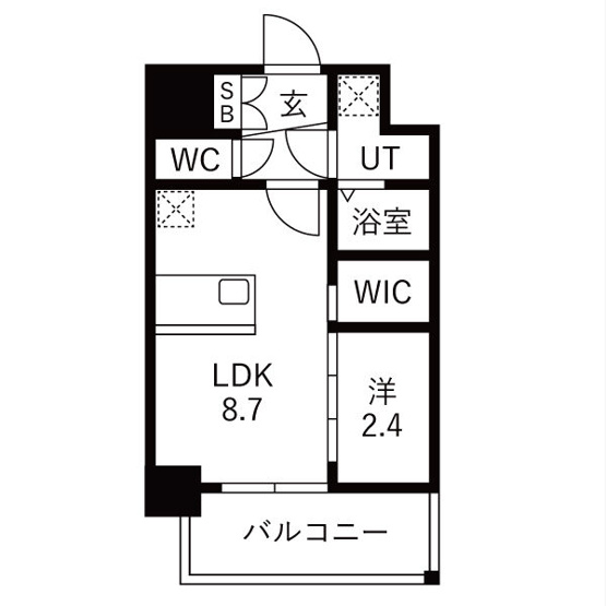 【間取り】 | メイクス岩塚EAST