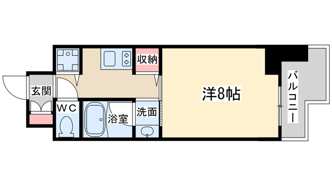 【間取り】 | エイペックス梅田東2
