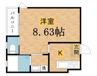 八王子市子安町１丁目のアパートの画像