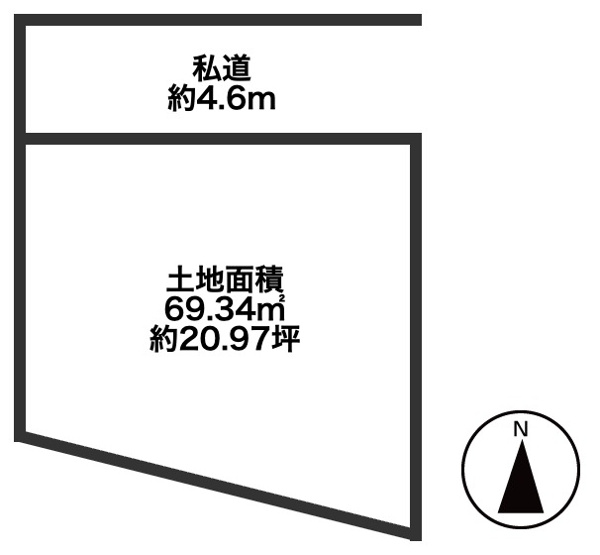 【土地図】 | 東松山市神明町1丁目　売地